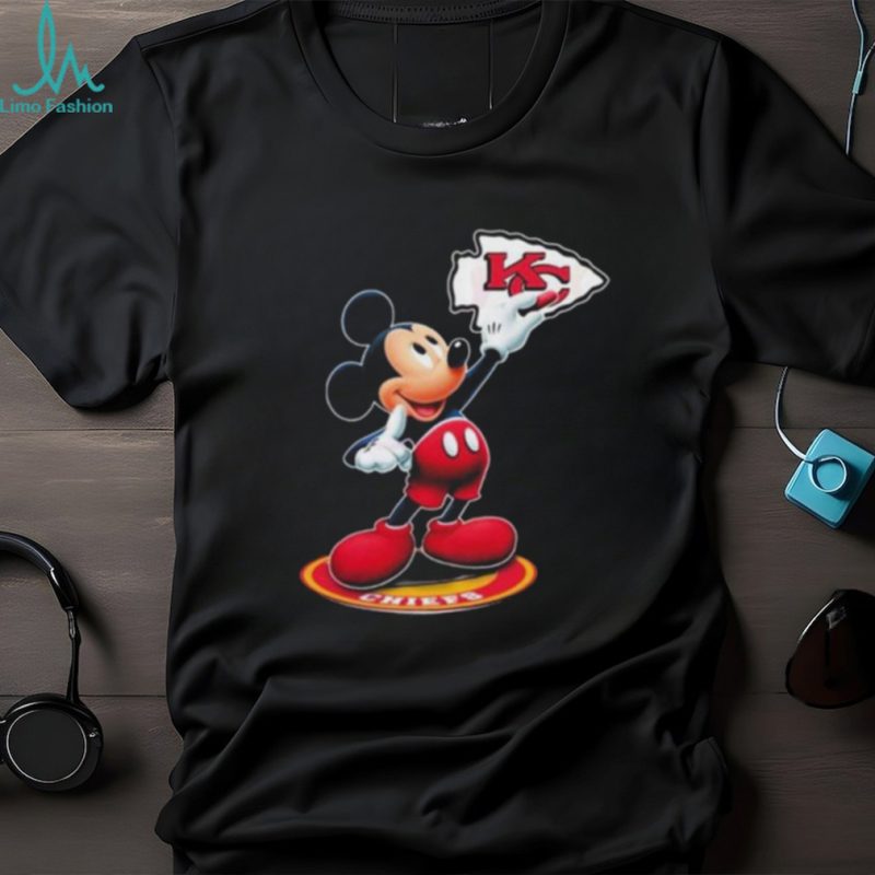 NFL Kansas City Chiefs Mickey Mouse Logo 2023 Shirt Gift For Fan Limotees