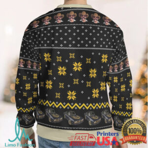 Snowman Smokey and the Bandit Ugly Christmas Sweatshirt