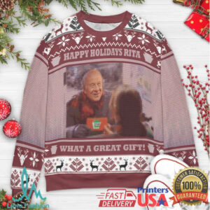Happy Holidays Rita Ugly Christmas Sweatshirt