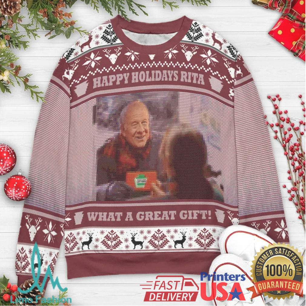 Happy Holidays Rita Ugly Christmas Sweatshirt