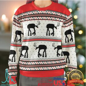 AT AT Reindeer Ugly Christmas Sweatshirt