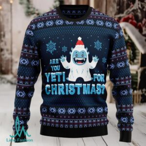 Are You Yeti For Christmas Ugly Christmas Sweater