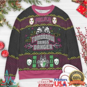 Asuka Tomorrow Brings Danger Ugly Christmas Sweatshirt