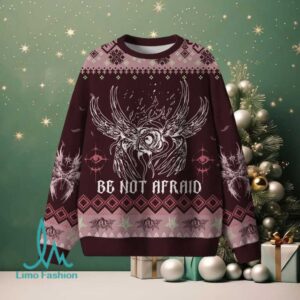 Be Not Afraid Furry Christian Lightweight Sweaters Be Not Afraid Furry Christian Lightweight Sweaters