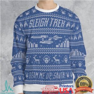 Beam Me Up Santa Ugly Christmas Sweatshirt