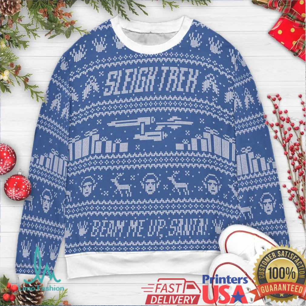 Beam Me Up Santa Ugly Christmas Sweatshirt Beam Me Up Santa Ugly Christmas Sweatshirt