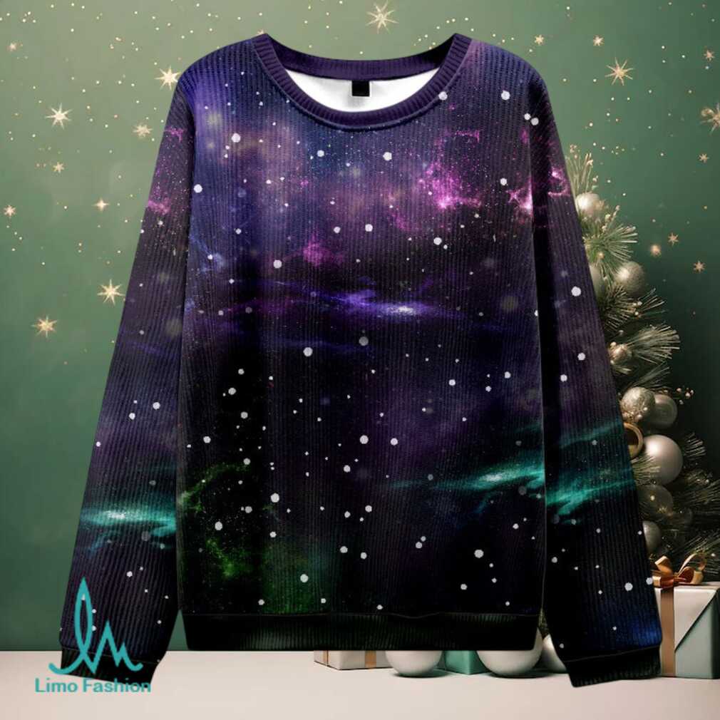 Beautiful Nebula Outer Space Fuzzy Fleece Sweatshirt Beautiful Nebula Outer Space Fuzzy Fleece Sweatshirt