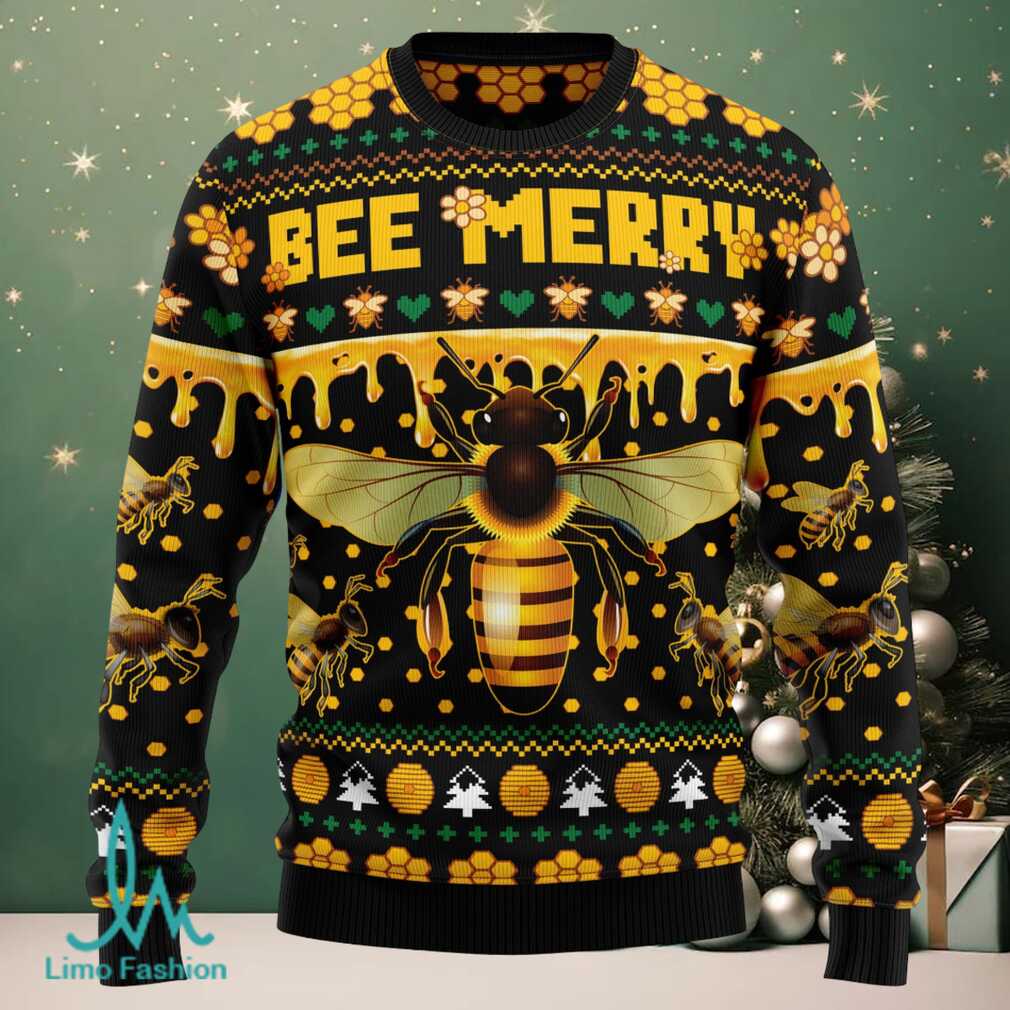 Bee Merry Ugly Christmas Sweater Bee Merry Ugly Christmas Sweater