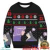 Funny Punk Kittens With Flame Designs And Shopping Cart Motif Christmas Ugly Sweatshirts Funny Punk Kittens With Flame Designs And Shopping Cart Motif Christmas Ugly Sweatshirts