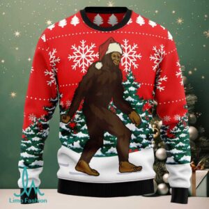 Bigfoot Ugly Christmas Sweater Bigfoot Ugly Christmas Sweater