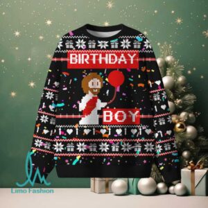 Birthday Boy Furry Christian Lightweight Sweater Birthday Boy Furry Christian Lightweight Sweater