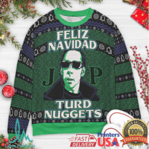 Feliz Navidad Turd Nuggets Ugly Christmas Sweatshirt Feliz Navidad Turd Nuggets Ugly Christmas Sweatshirt