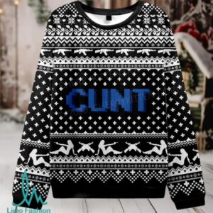 Black Cxxt Christmas Knit Sweatshirt Black Cxxt Christmas Knit Sweatshirt