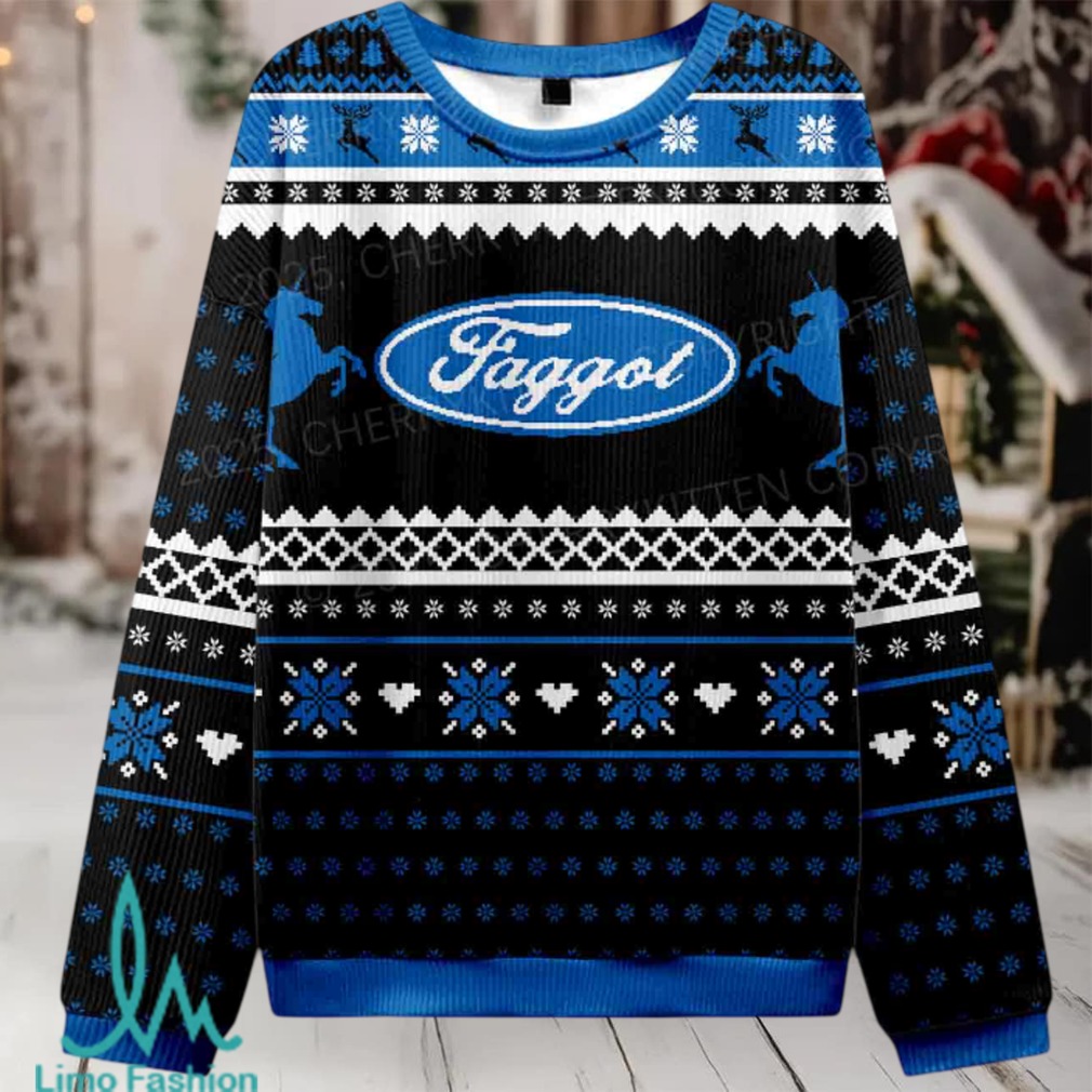 Black Faggot Pride Christmas Knit Sweatshirt Black Faggot Pride Christmas Knit Sweatshirt