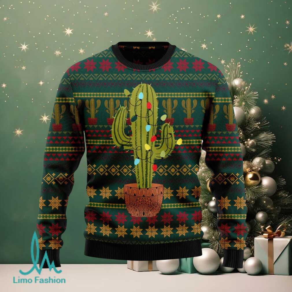 Cactus Christmas Ugly Christmas Sweater Cactus Christmas Ugly Christmas Sweater