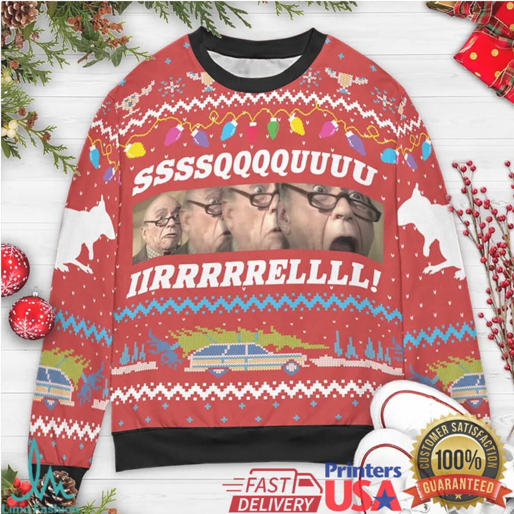 Christmas Vacation SQUIRREL Ugly Christmas Sweatshirt Christmas Vacation SQUIRREL Ugly Christmas Sweatshirt