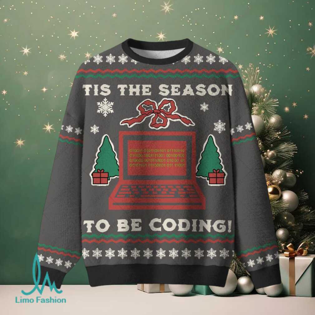 Coding Christmas Ugly Christmas Fuzzy Fleece Sweatshirt Coding Christmas Ugly Christmas Fuzzy Fleece Sweatshirt