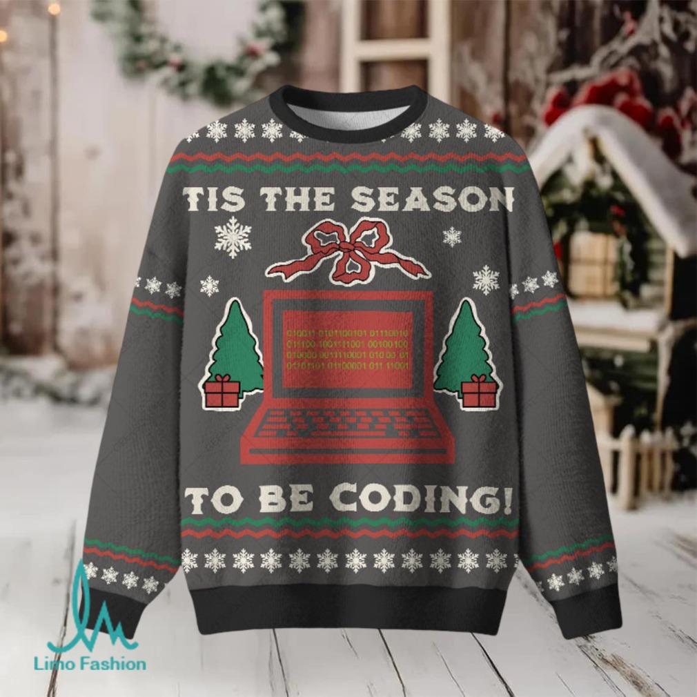 Coding Christmas Ugly Christmas Fuzzy Fleece Sweatshirt Coding Christmas Ugly Christmas Fuzzy Fleece Sweatshirt