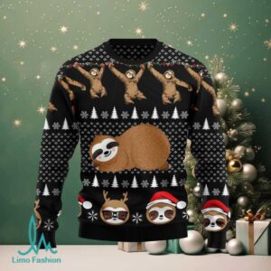 Crazy Sloth Ugly Christmas Sweater Crazy Sloth Ugly Christmas Sweater