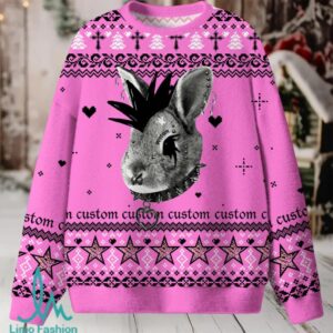 Custom Punk Pet Christmas Knit Sweatshirt Custom Punk Pet Christmas Knit Sweatshirt