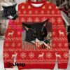 Meowlboro Smoking Cat Funny Christmas Ugly Sweatshirt