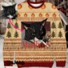 Funny Cat Smoking Cigarette Meme Christmas Ugly Sweatshirt Funny Cat Smoking Cigarette Meme Christmas Ugly Sweatshirt