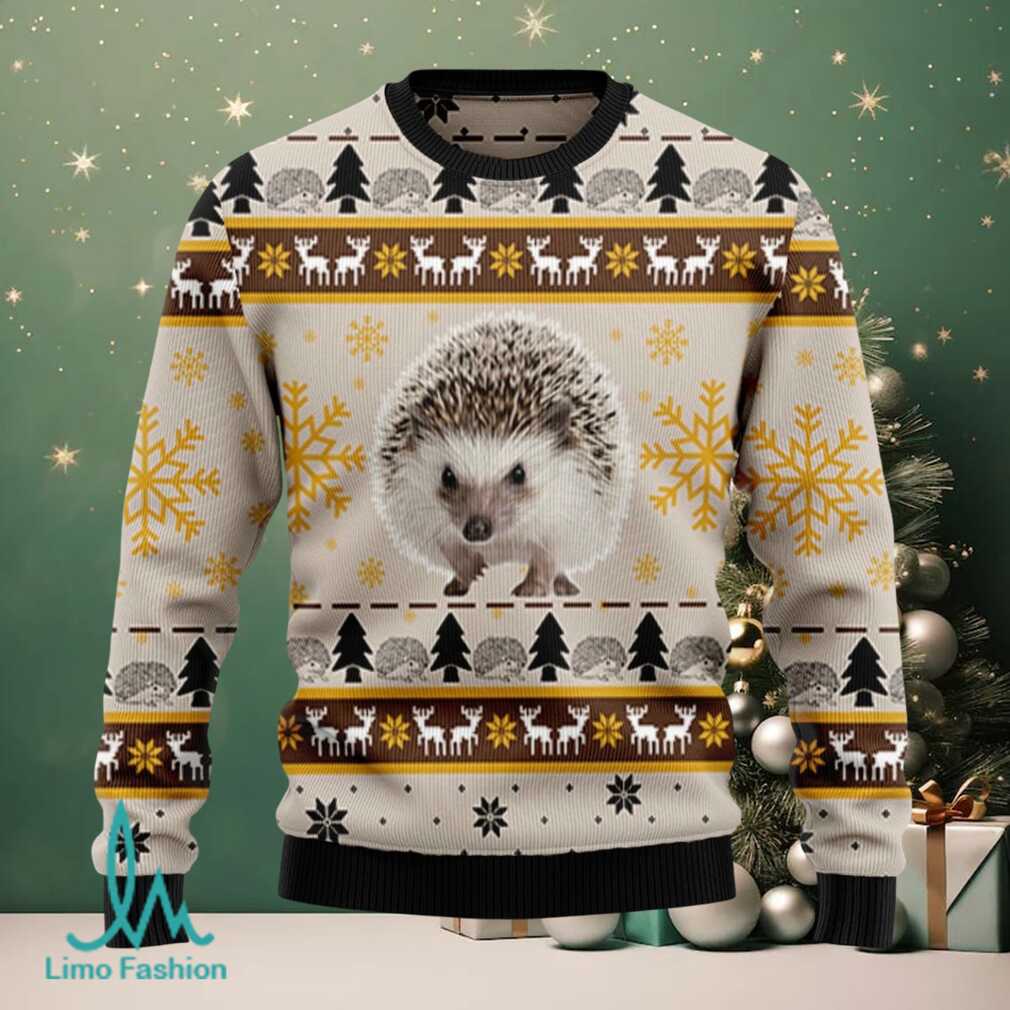 Cute Hedgehog Ugly Christmas Sweater Cute Hedgehog Ugly Christmas Sweater
