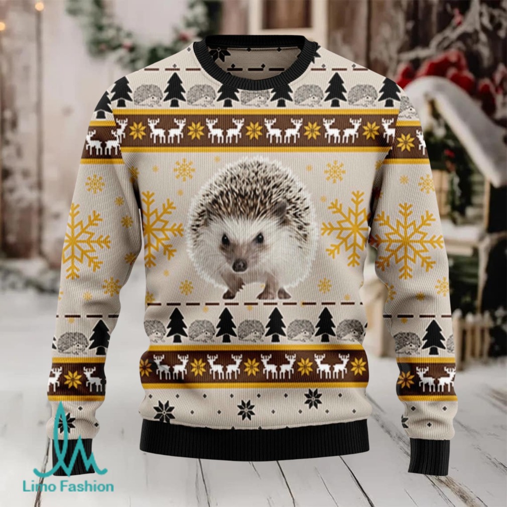 Cute Hedgehog Ugly Christmas Sweater Cute Hedgehog Ugly Christmas Sweater
