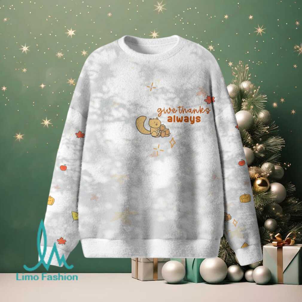 Dear Lord I Give Thanks For All Your Goodness Furry Christian Lightweight Sweater Dear Lord I Give Thanks For All Your Goodness Furry Christian Lightweight Sweater