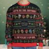 UFO Santa The X File Ugly Christmas Sweatshirt UFO Santa The X File Ugly Christmas Sweatshirt