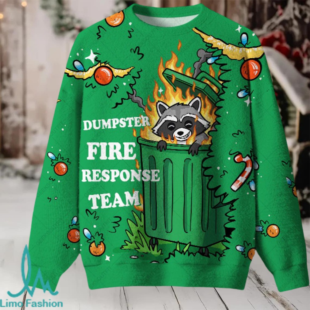 Dumpster Fire Response Team Humour Ugly Christmas Fuzzy Fleece Sweatshirt Dumpster Fire Response Team Humour Ugly Christmas Fuzzy Fleece Sweatshirt