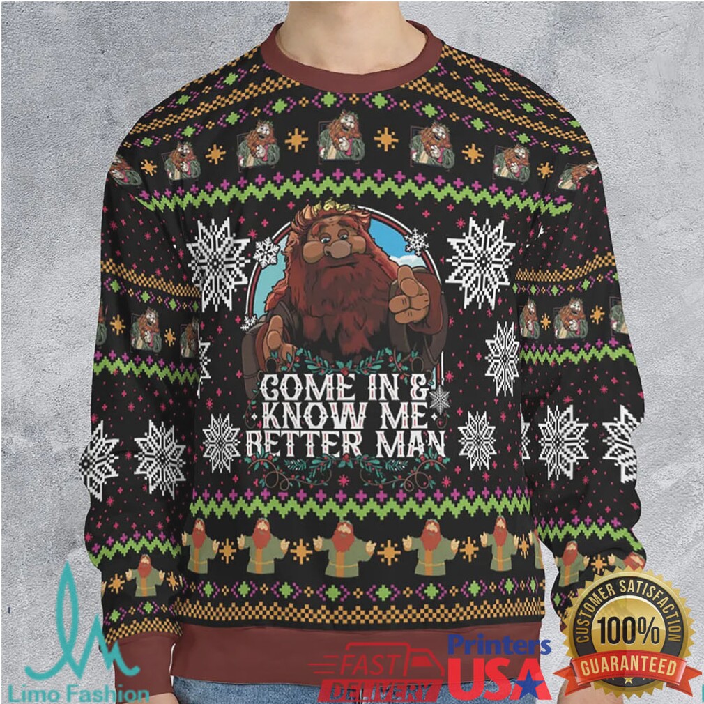 Come In and Know Me Better Man Ugly Christmas Sweatshirt Come In and Know Me Better Man Ugly Christmas Sweatshirt