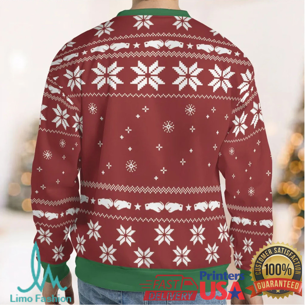 Mike Tyson Punch Out Ugly Christmas Sweatshirt