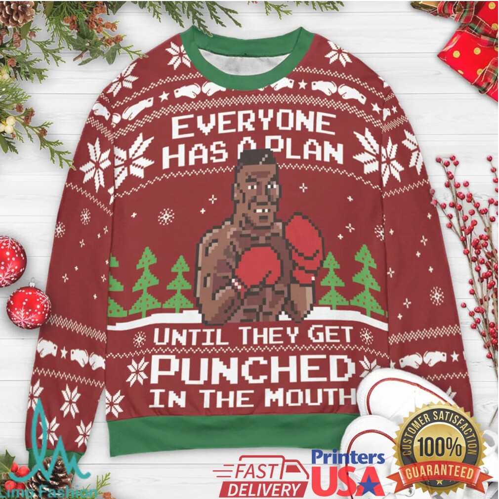 Mike Tyson Punch Out Ugly Christmas Sweatshirt