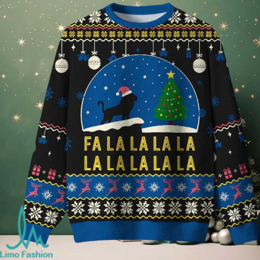 FA LA LA LA LA Ugly Christmas Fuzzy Fleece Sweatshirt FA LA LA LA LA Ugly Christmas Fuzzy Fleece Sweatshirt