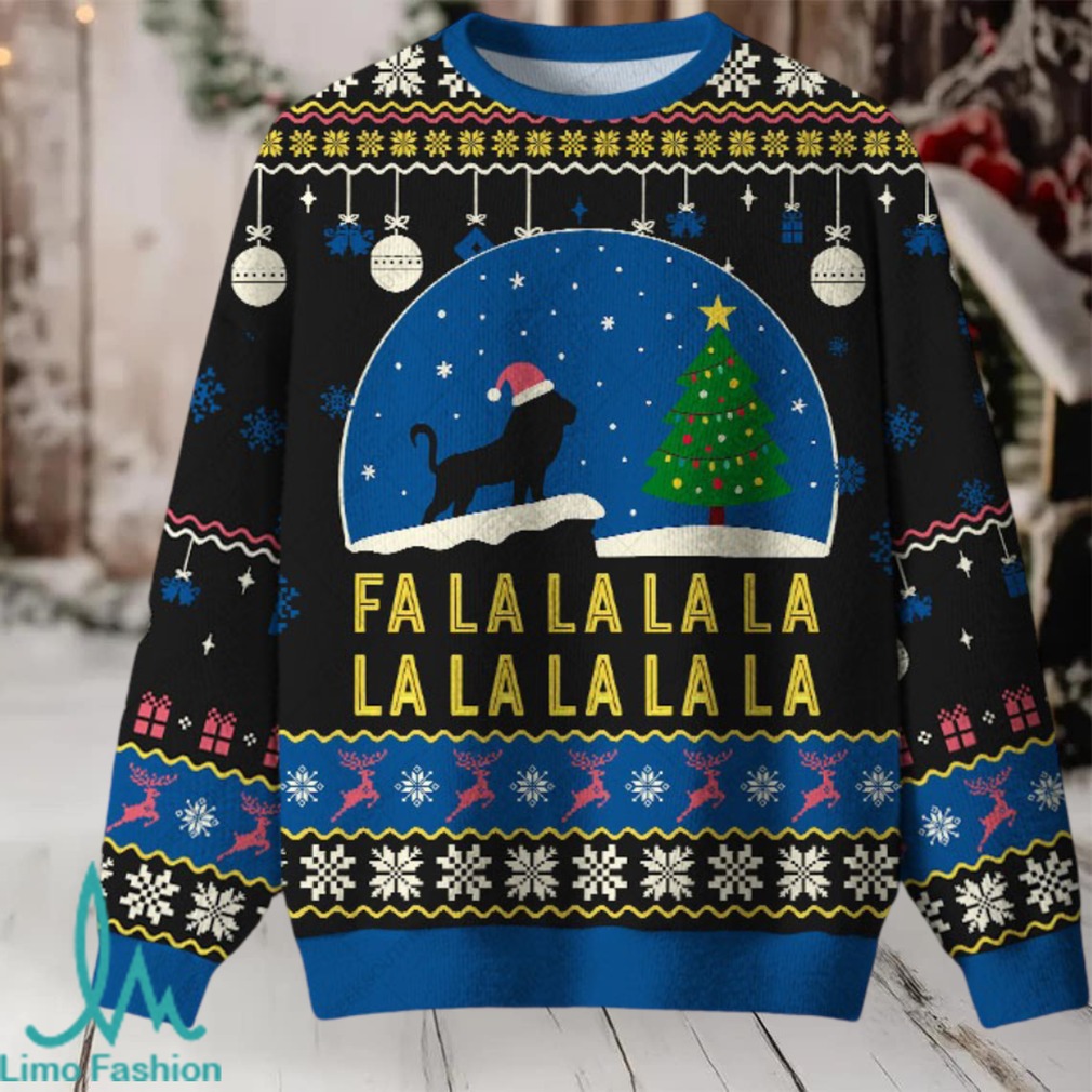 FA LA LA LA LA Ugly Christmas Fuzzy Fleece Sweatshirt FA LA LA LA LA Ugly Christmas Fuzzy Fleece Sweatshirt