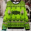 Belived In BigFoot Squatching Through The Snow Ugly Christmas Sweater