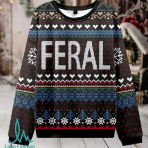 Feral Christmas Knit Sweatshirt Feral Christmas Knit Sweatshirt
