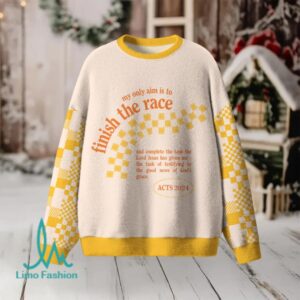 Follow Jesus Furry Christian Lightweight Sweater