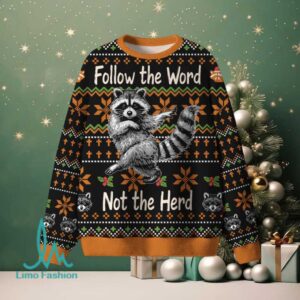 Follow The Word Not The Herd Christian Lightweight Sweater