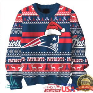 Forever Collectibles NFL Men's New England Patriots Printed Ugly Sweater