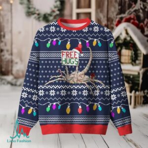 Free Hugs Ugly Christmas Fuzzy Fleece Sweatshirt