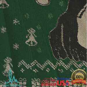 Frog Wearing Santa Hat Green Christmas Ugly Sweatshirt