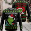Unicorn Alpha Male Christmas Knit Sweatshirt