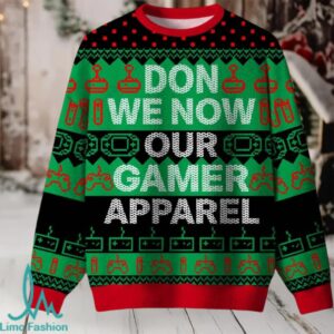 Gamer Ugly Christmas Fuzzy Fleece Sweatshirt