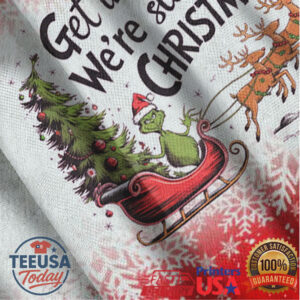 Get In Loser We're Stealing Christmas Christmas Ugly Sweatshirt