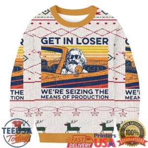 Get On Board Losers Christmas Ugly Sweatshirt