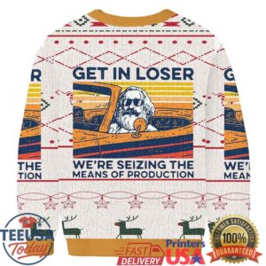 Get On Board Losers Christmas Ugly Sweatshirt