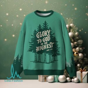 Glory To God In Highest Furry Christian Lightweight Sweater
