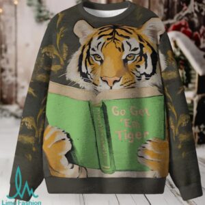 Go Get 'Em Tiger Unisex Ugly Knit Sweatshirt